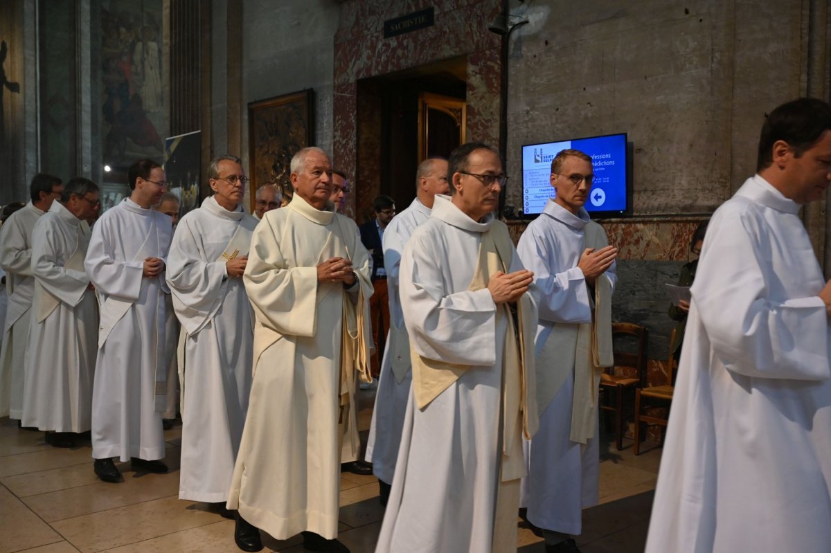 Ordinations des diacres permanents 2023. © Marie-Christine Bertin / Diocèse de Paris.