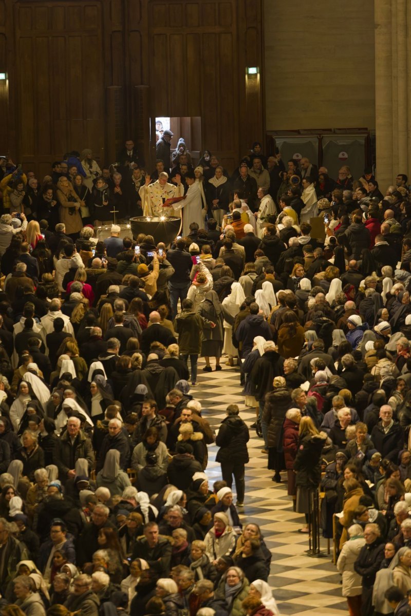 Messe pour les consacrés du diocèse de Paris 2024. © Yannick Boschat / Diocèse de Paris.