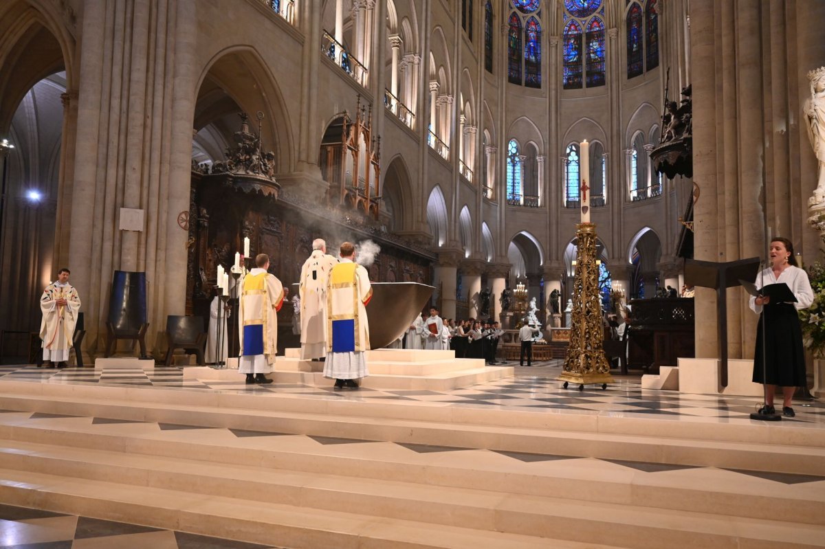 Messe des Jeunes à Notre-Dame de Paris. © Marie-Christine Bertin / Diocèse de Paris.