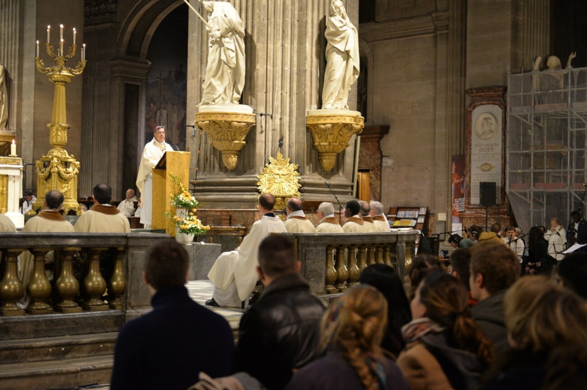 Messe des étudiants d'Île-de-France 2019. © Marie-Christine Bertin / Diocèse de Paris.