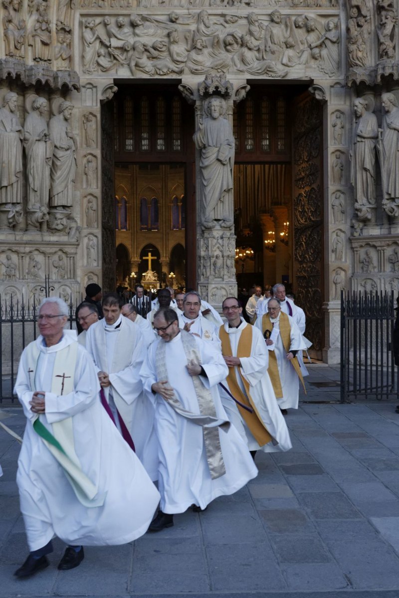 Procession de sortie. © Yannick Boschat / Diocèse de Paris.