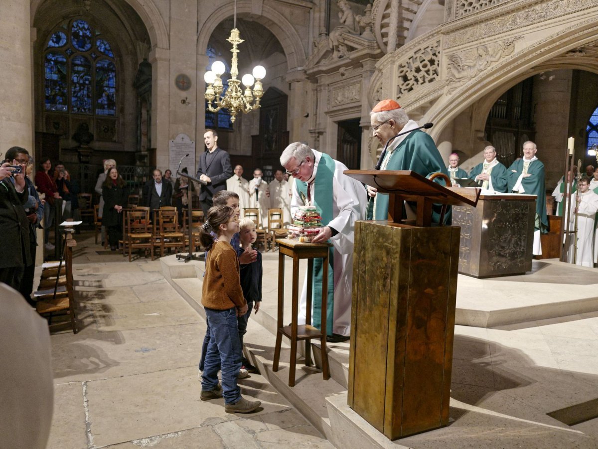 Anniversaire du cardinal André Vingt-Trois. © Yannick Boschat / Diocèse de Paris.