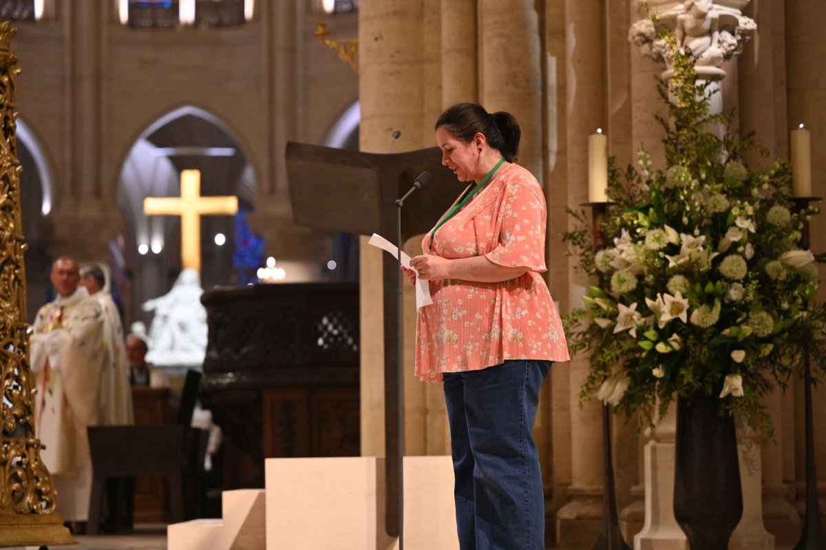 Messe des Jeunes à Notre-Dame de Paris. © Marie-Christine Bertin / Diocèse de Paris.