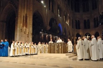 Fête du Séminaire et du Chapitre à Notre-Dame de Paris. Vendredi 7 décembre 