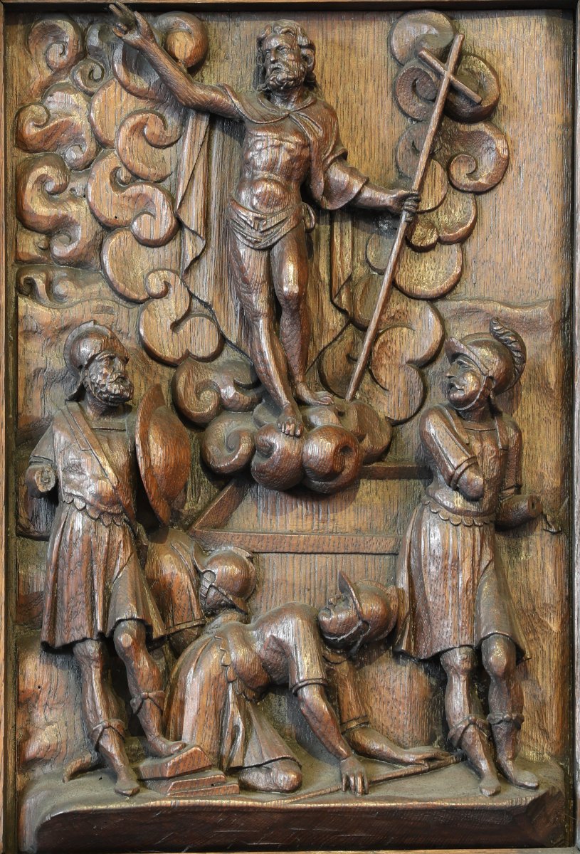 Résurrection, bas-relief provenant de l'abbaye Saint-Vaast (…). © CDAS.