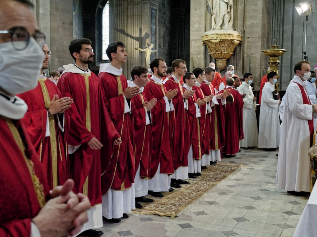 Ordinations sacerdotales 2021 à Saint-Sulpice. © Yannick Boschat / Diocèse de Paris.