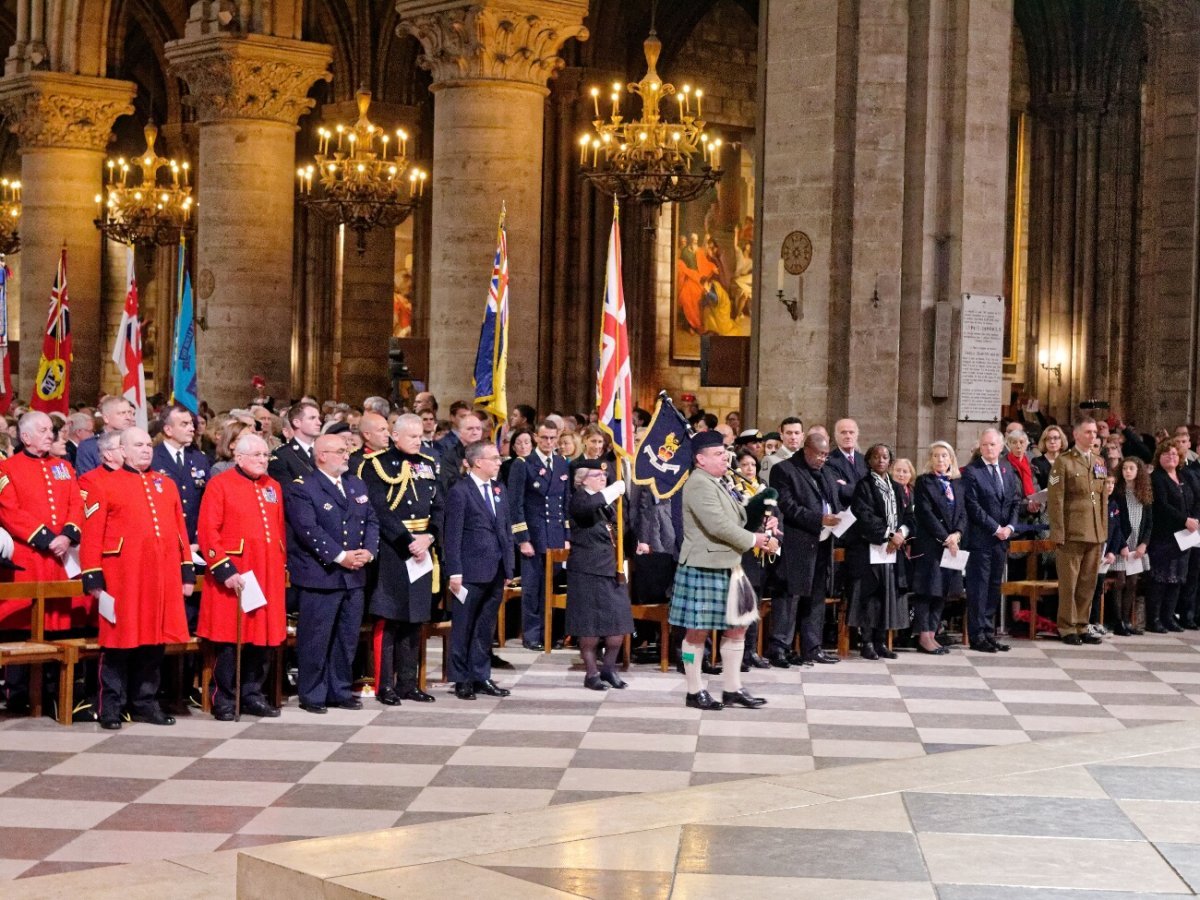 Célébration de commémoration du centenaire de l'armistice de la Grande (…). © Yannick Boschat / Diocèse de Paris.