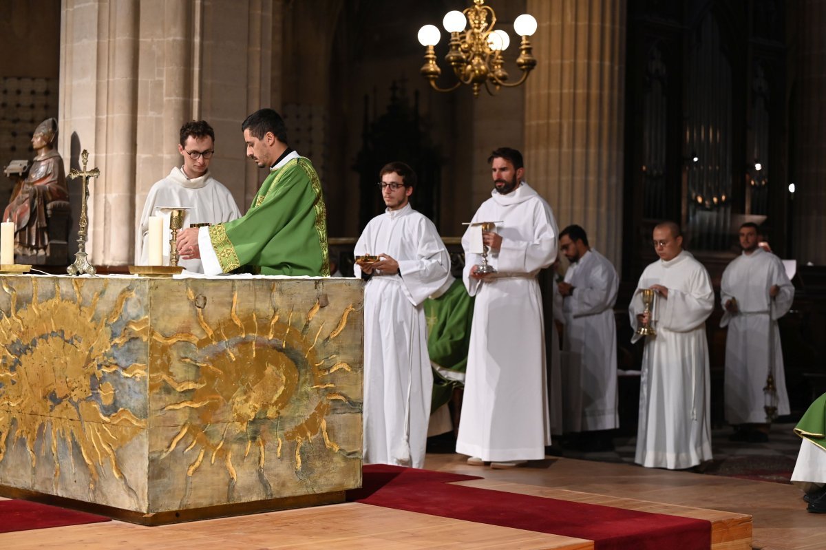 Messe de rentrée du Séminaire de Paris. © Marie-Christine Bertin / Diocese de Paris.