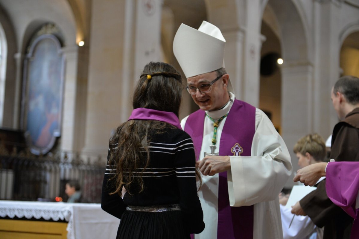 Appel décisif des jeunes catéchumènes 2019. © Marie-Christine Bertin / Diocèse de Paris.