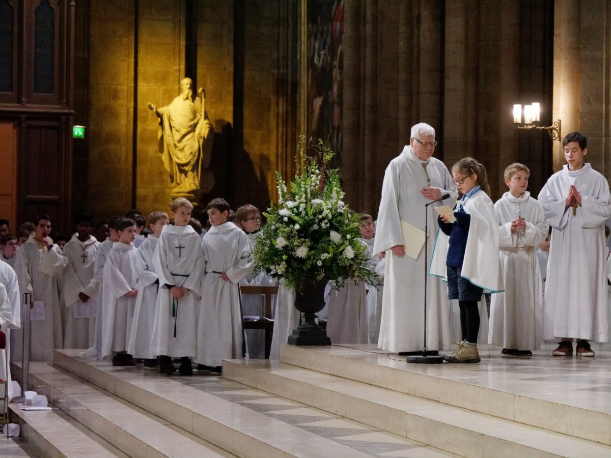 Messe à Notre-Dame de Paris. © Yannick Boschat / Diocèse de Paris.