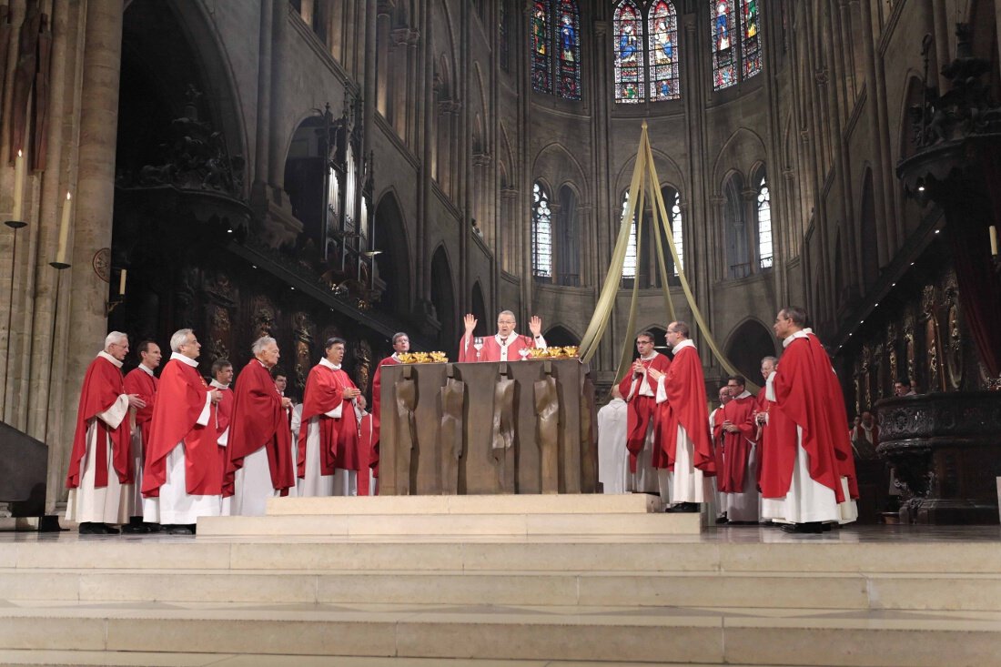 Liturgie eucharistique. © Yannick Boschat / Diocèse de Paris.