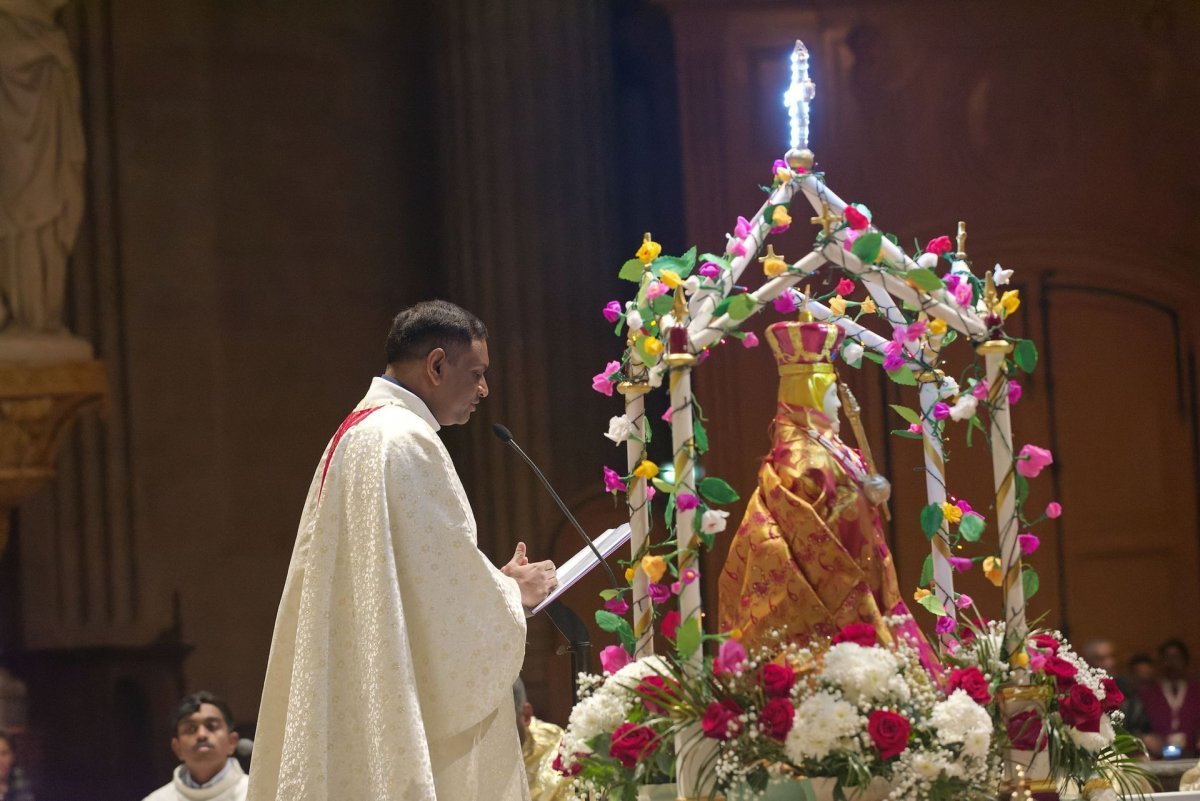 Veillée de prière à Notre Dame de la Santé à Saint-Sulpice. © Trung Hieu Do / Diocèse de Paris.