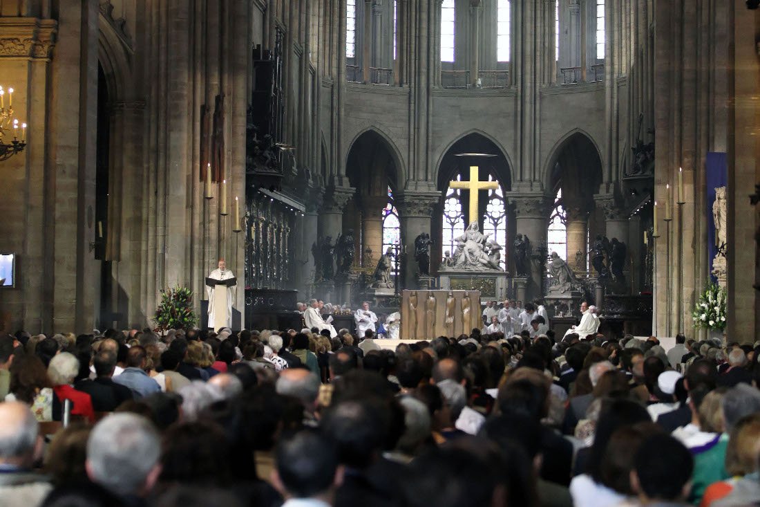 Homélie du cardinal André Vingt-Trois. © Yannick Boschat / Diocèse de Paris.