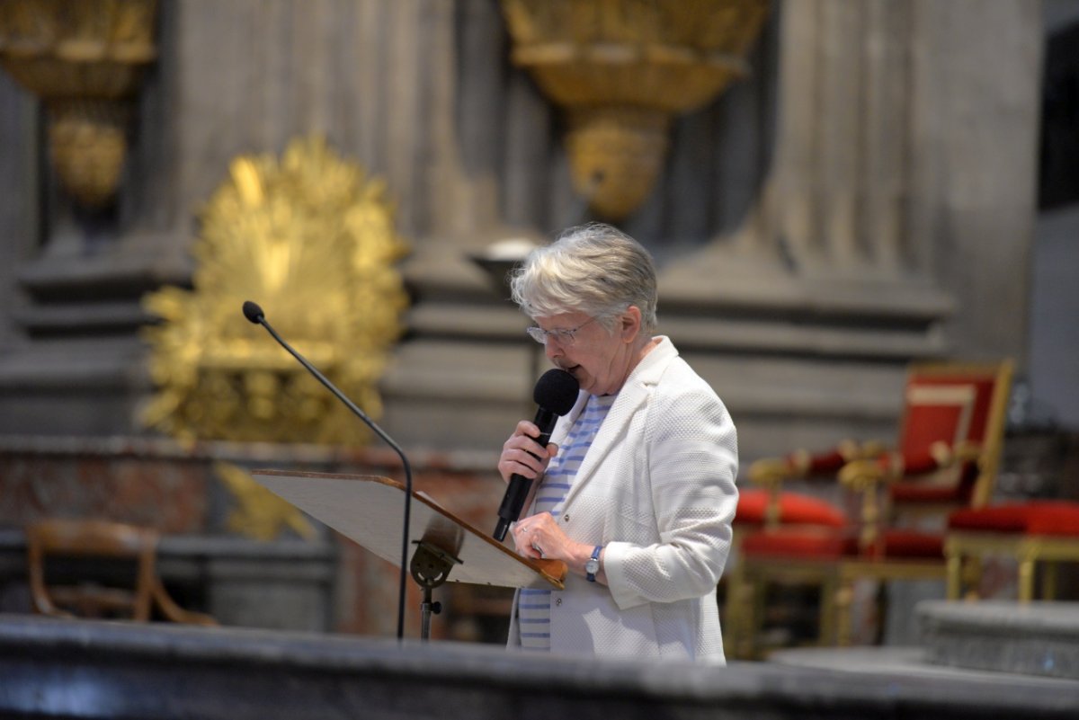 Rassemblement de réception des contributions synodales. © Marie-Christine Bertin / Diocèse de Paris.