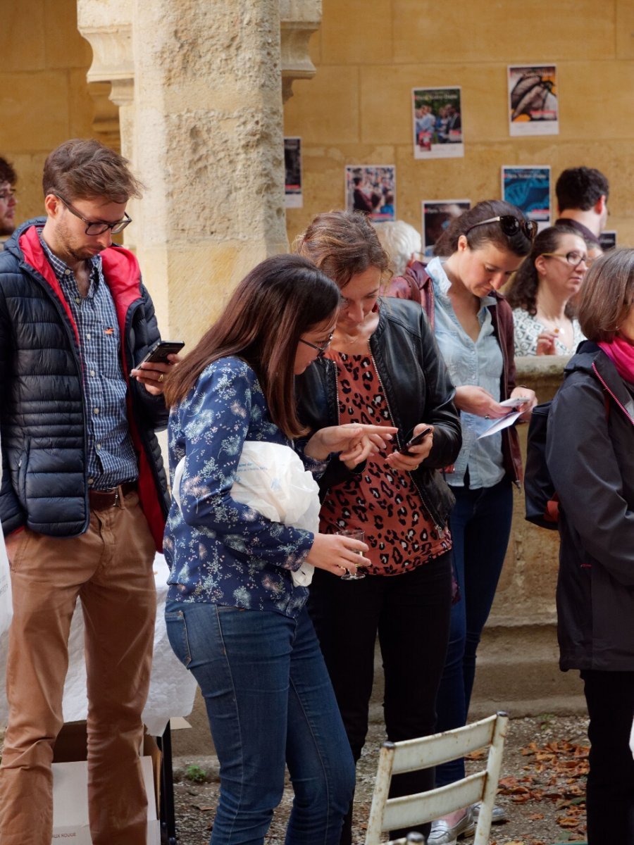 Lancement de l'application #PND. © Yannick Boschat / Diocèse de Paris.