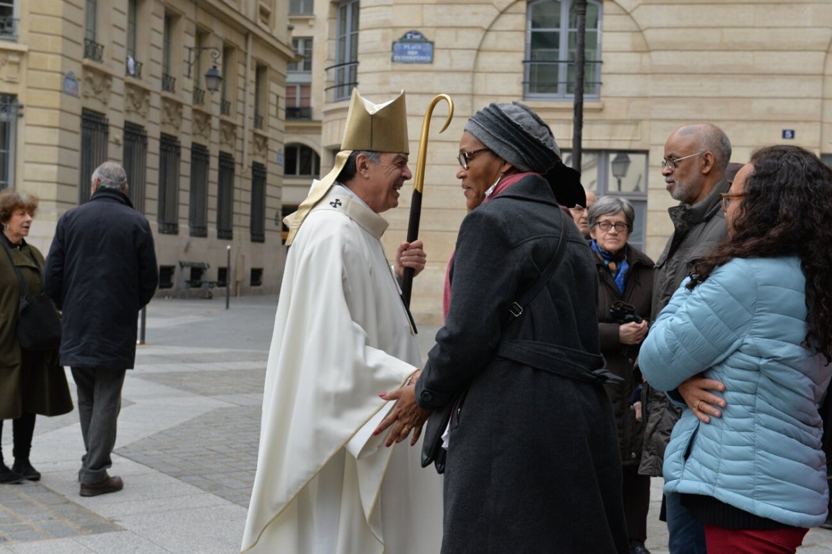 Solennité de Marie Mère de Dieu 2019 à Notre-Dame des Victoires. © Marie-Christine Bertin / Diocèse de Paris.