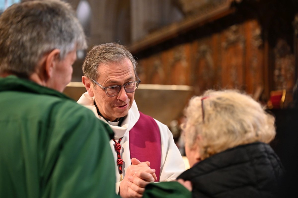 Appel décisif et inscription du nom des catéchumènes 2026 - Célébration du matin. © Marie-Christine Bertin / Diocèse de Paris.