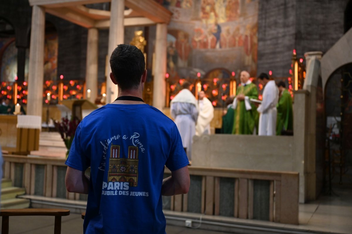 Messe d'envoi au Jubilé des jeunes. © Marie-Christine Bertin / Diocèse de Paris.