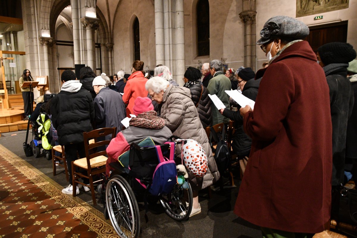 Veillée de prière OCH. © Michel Pourny / Diocèse de Paris.