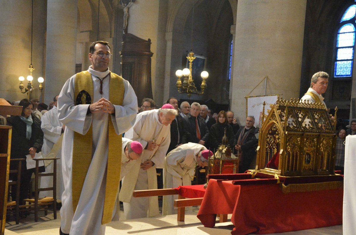 Ouverture de l'année diocésaine des 1600 ans de sainte Geneviève. © Yannick Boschat / Diocèse de Paris.