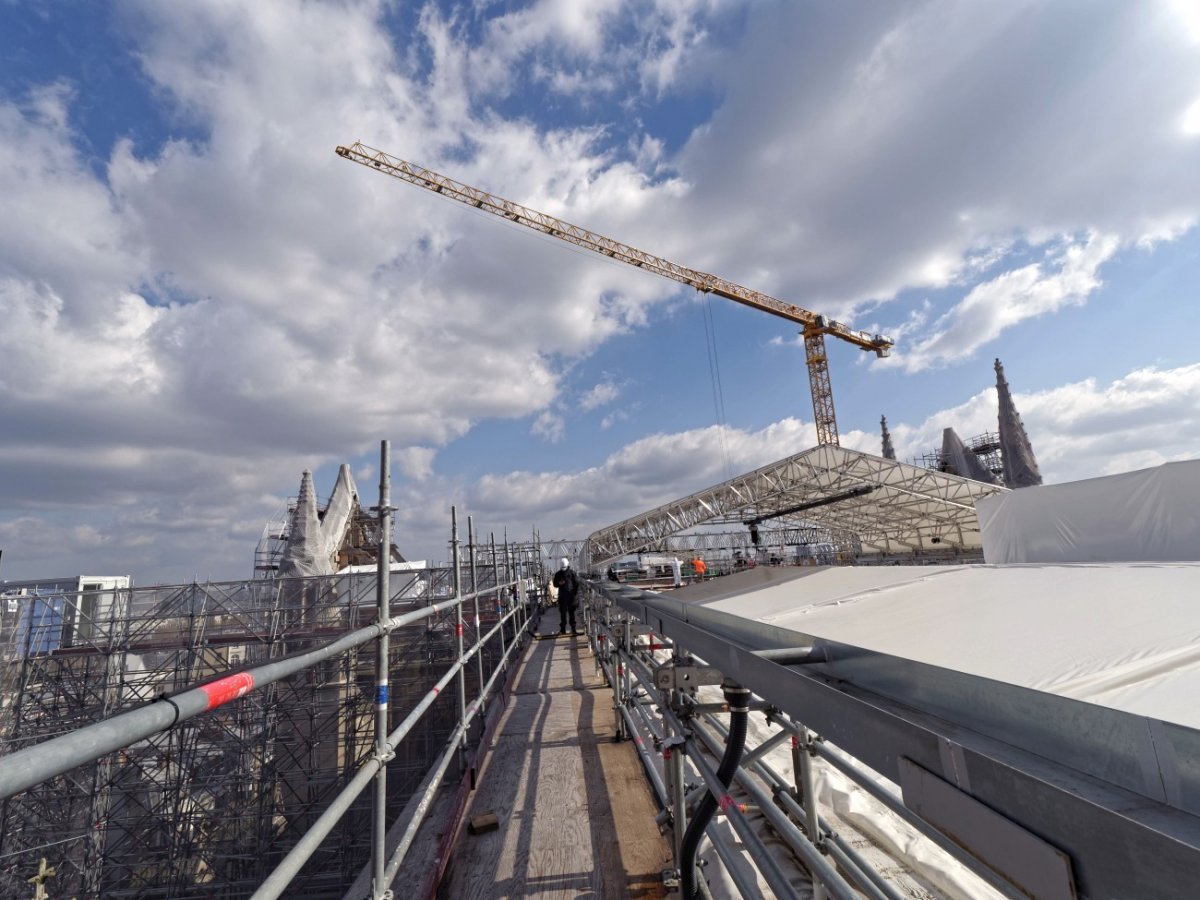 Notre-Dame de Paris, deux ans après. © Yannick Boschat / Diocèse de Paris.