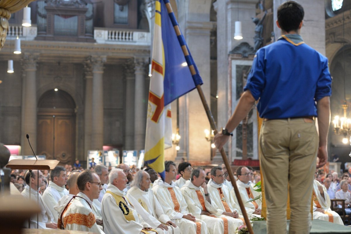 Messe pour les jeunes et les vocations. © Marie-Christine Bertin / Diocèse de Paris.