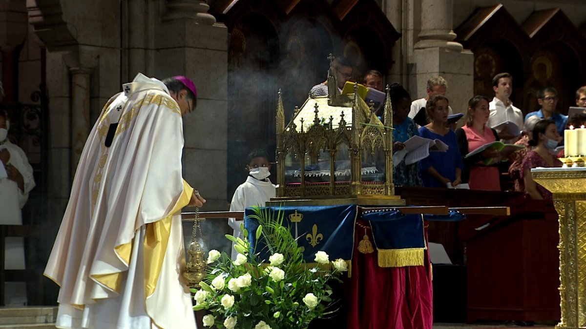 Messe de l'Assomption au Sacré-Cœur de Montmartre. © M de Marie.