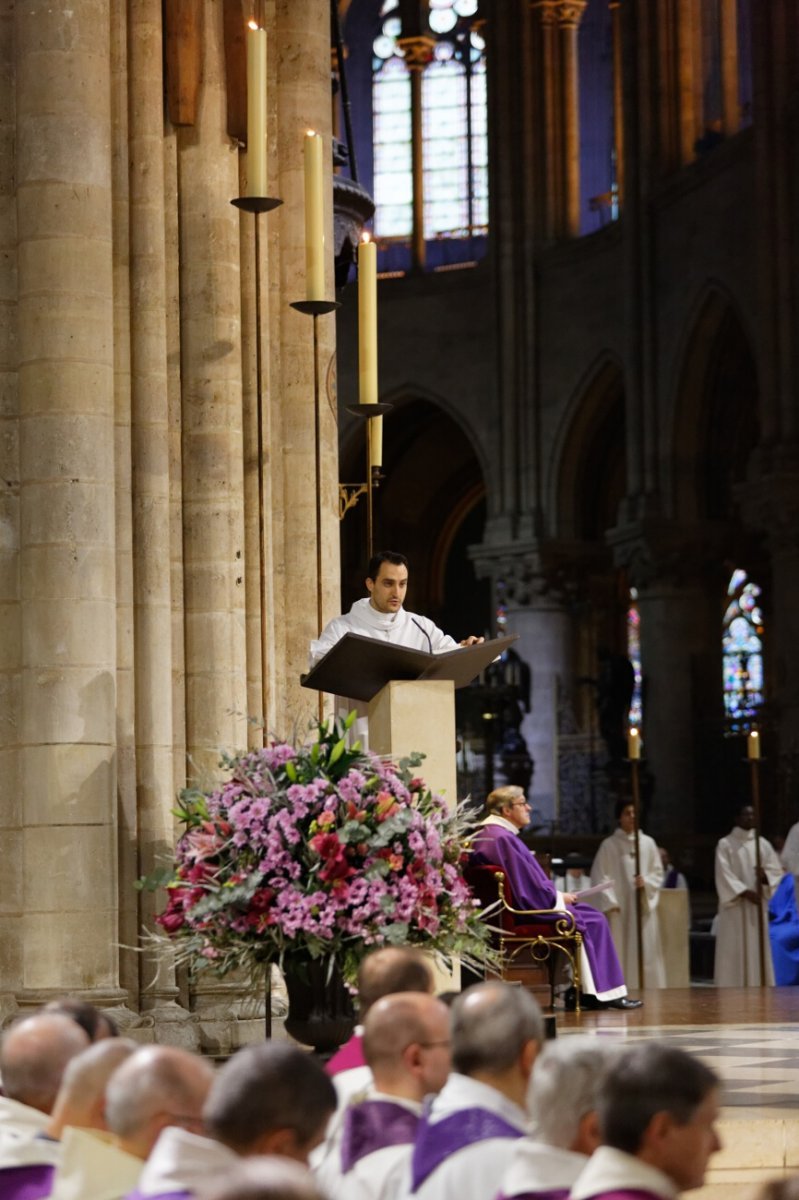 Messe d'action de grâce du cardinal André Vingt-Trois. © Yannick Boschat / Diocèse de Paris.