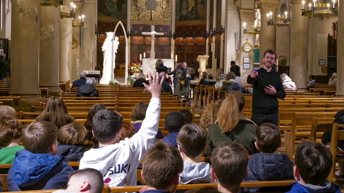 Étape 10 à l'Immaculée-Conception. © Yannick Boschat / Diocèse de Paris.