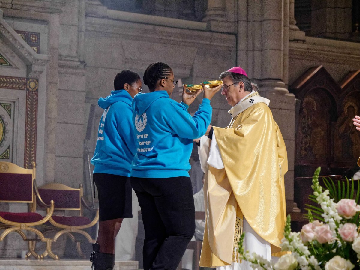 Messe d'ouverture du Jubilé du Sacré-Cœur de Montmartre. © Yannick Boschat / Diocèse de Paris.