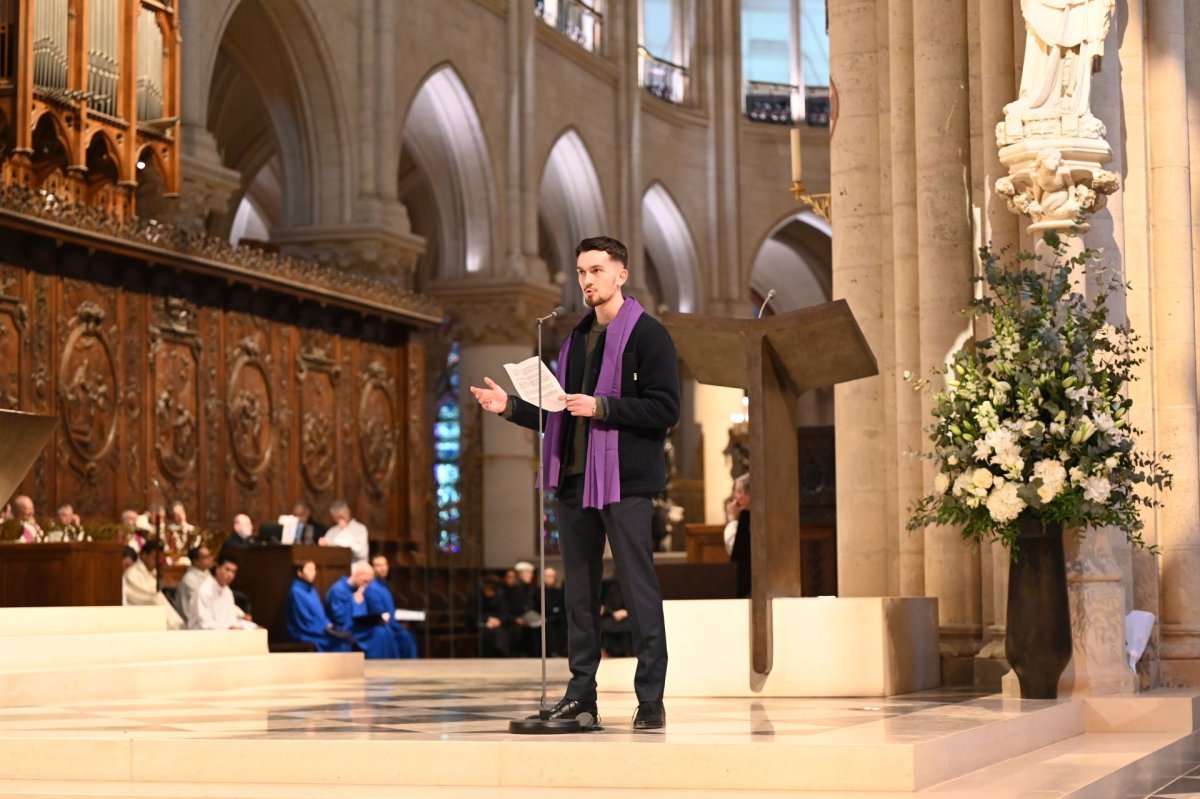 Appel décisif et inscription du nom des catéchumènes 2026 - Célébration de (…). © Marie-Christine Bertin / Diocèse de Paris.