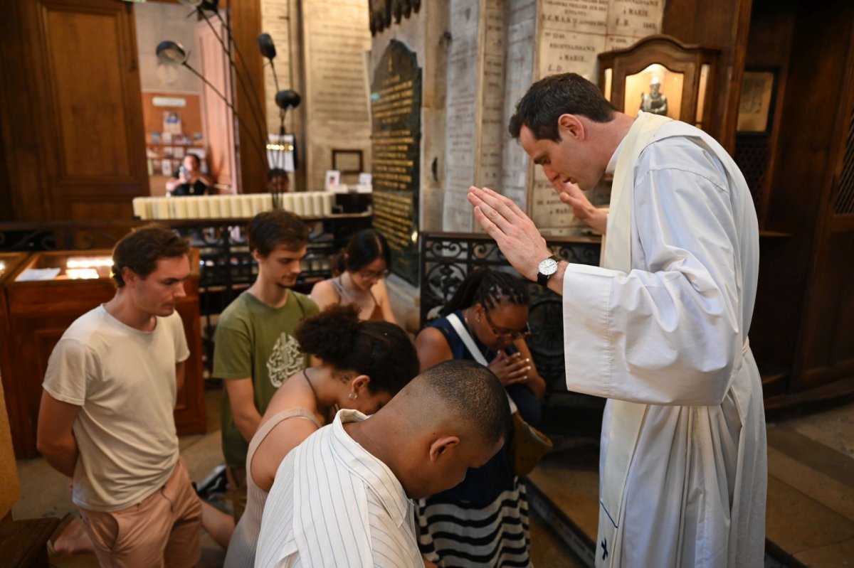 Messe des nouveaux prêtres à Notre-Dame des Victoires. © Marie-Christine Bertin / Diocèse de Paris.