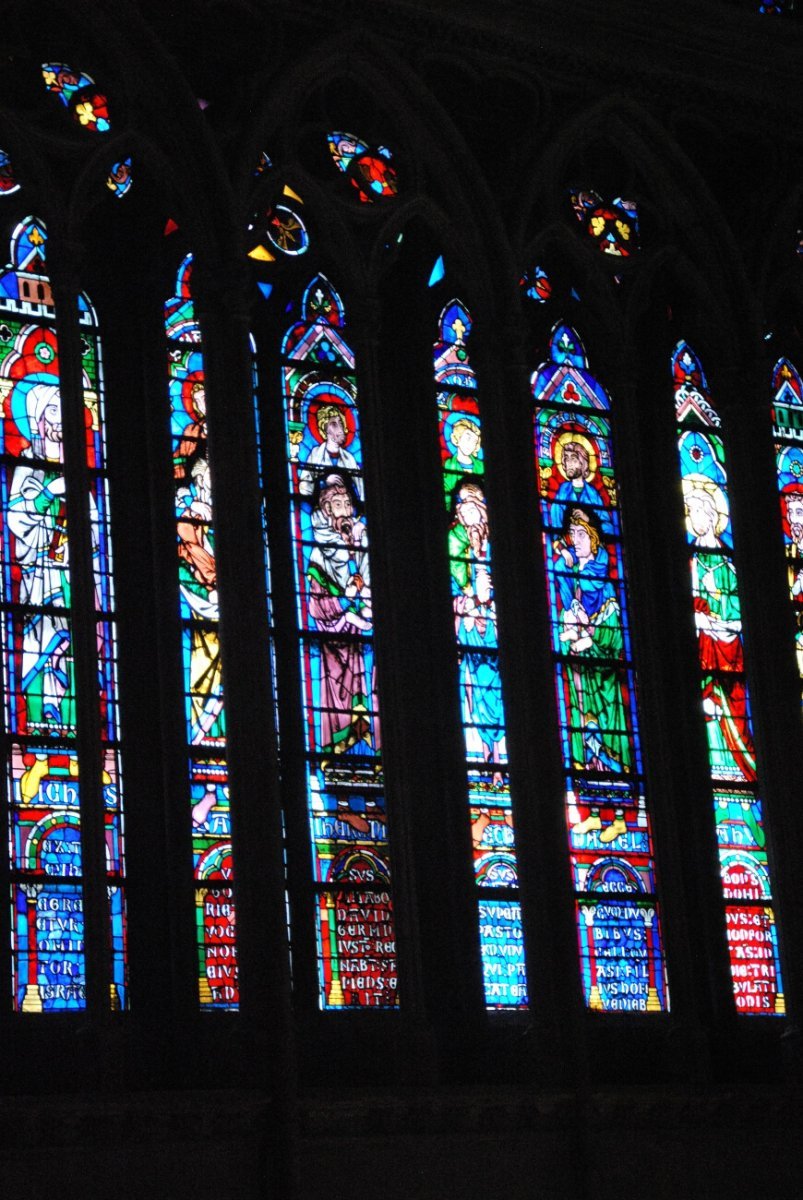 Vitraux de Notre-Dame de Paris. © Pierre-Louis Lensel.