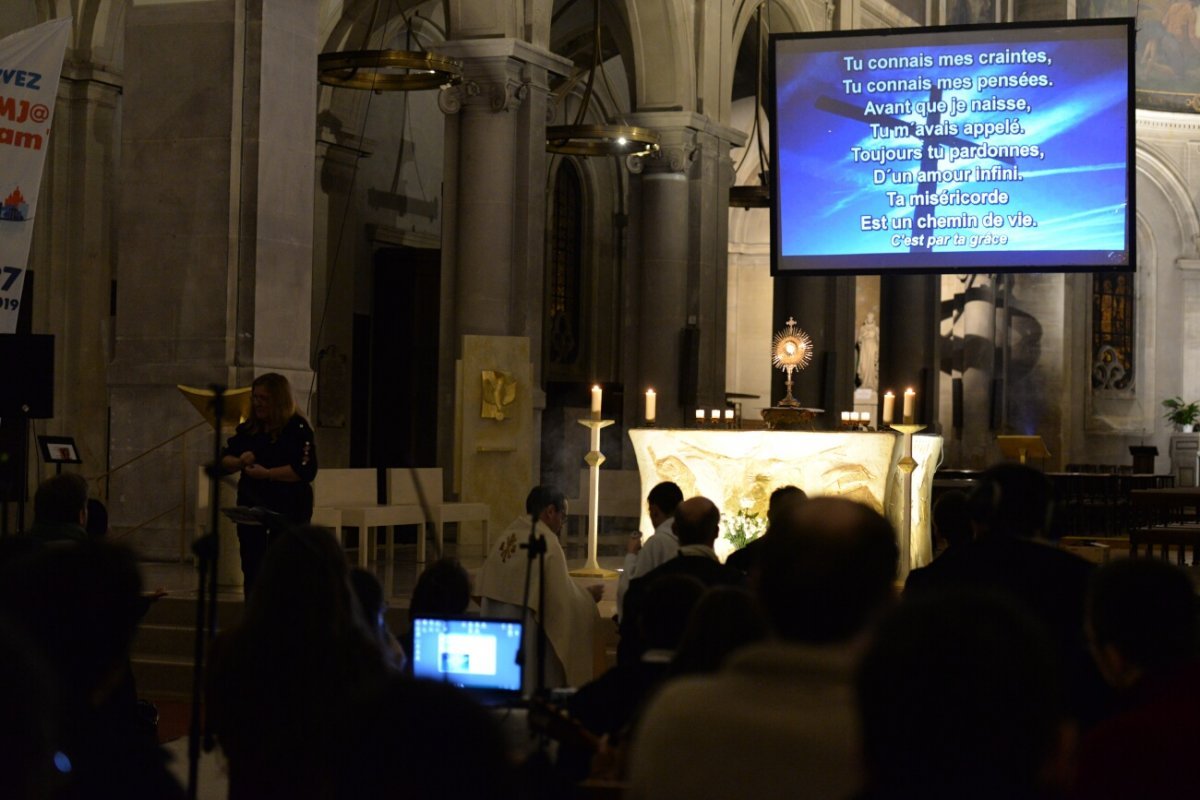 Catéchèse à Notre-Dame des Champs (6e). © Marie-Christine Bertin / Diocèse de Paris.