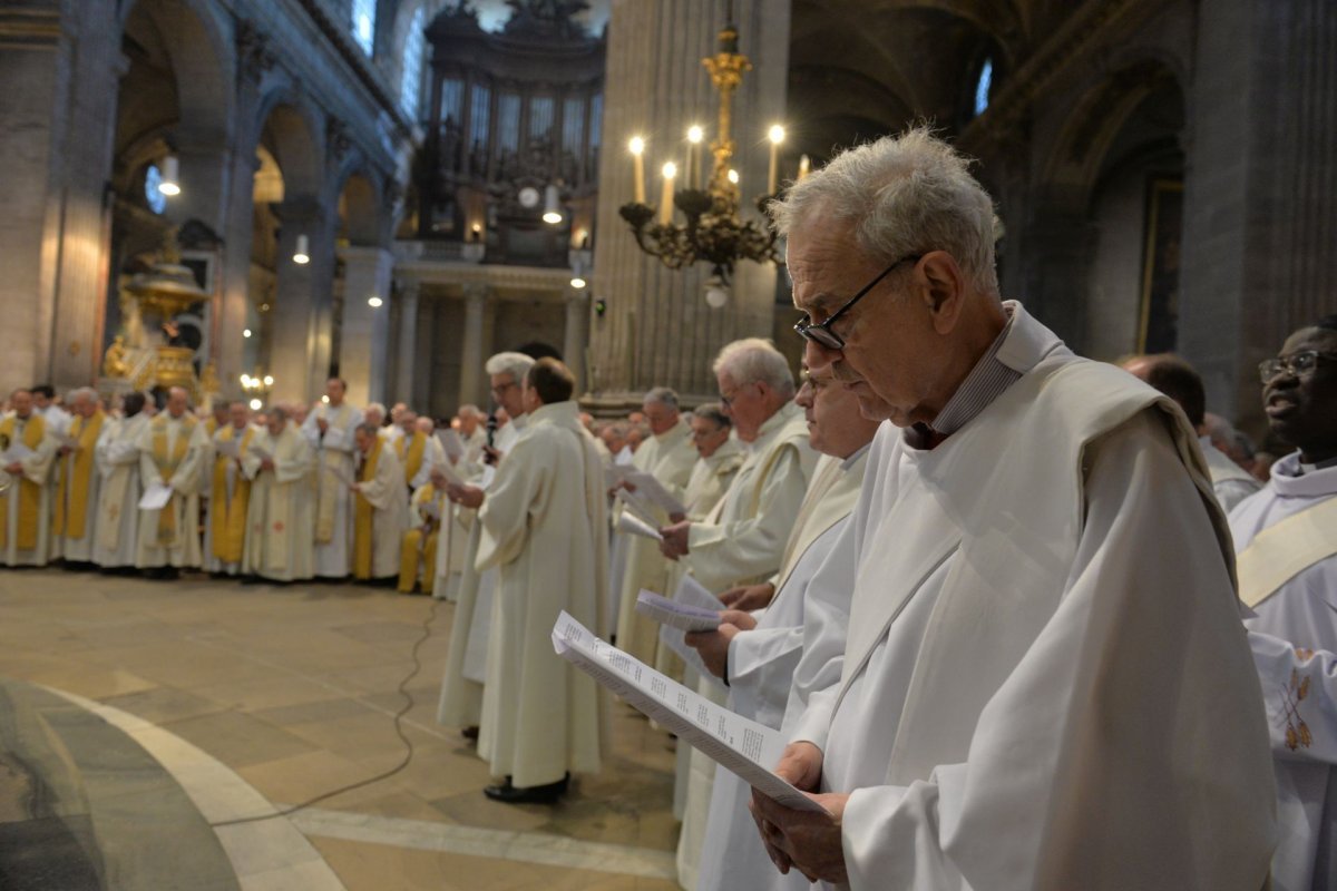 Messe chrismale 2023 à Saint-Sulpice. © Marie-Christine Bertin / Diocèse de Paris.