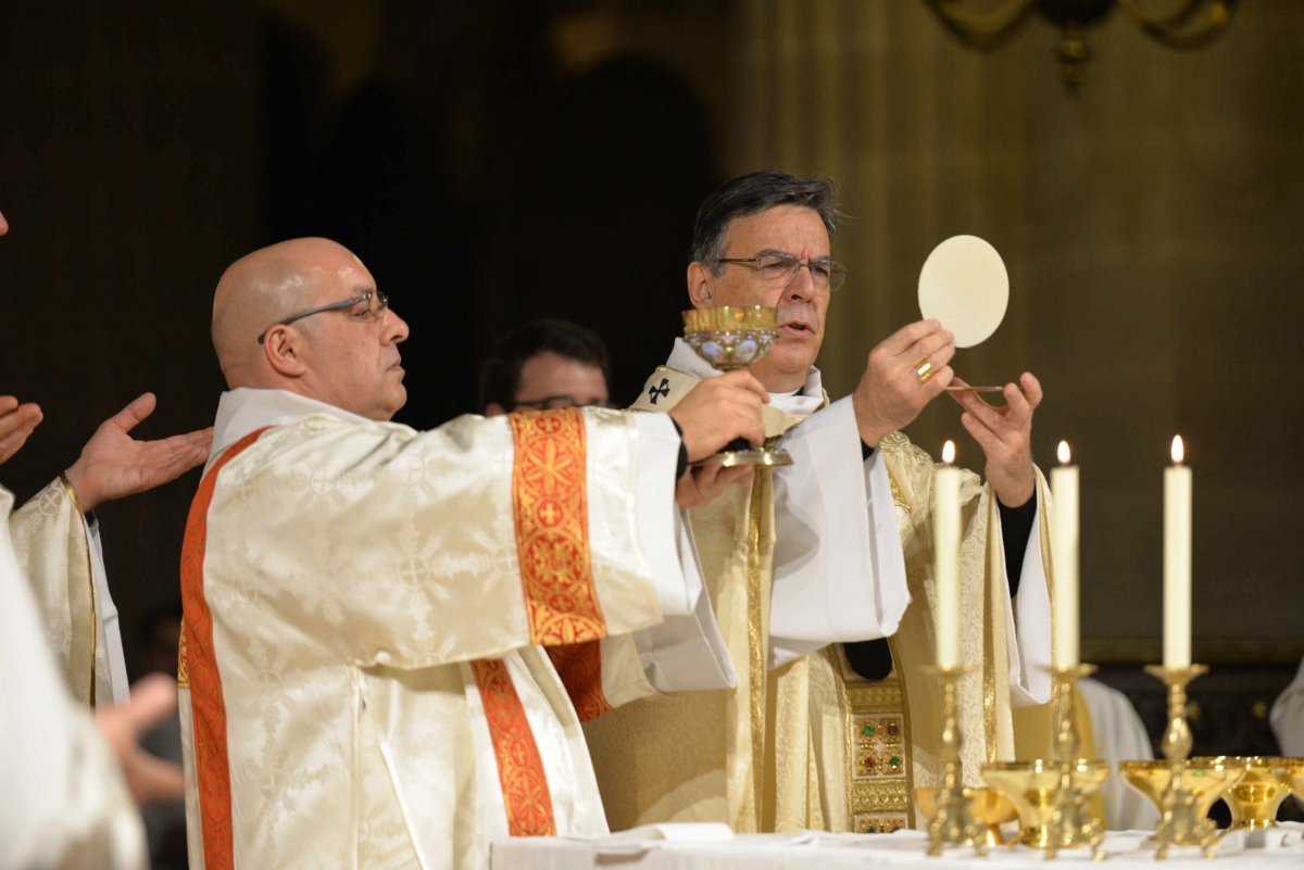 Messe de la fête du Chapitre et du Séminaire. © Marie-Christine Bertin / Diocèse de Paris.