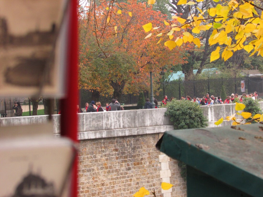 Arrivée à Notre-Dame de Paris des groupes. © Marie Bourdel / Diocèse de Paris.