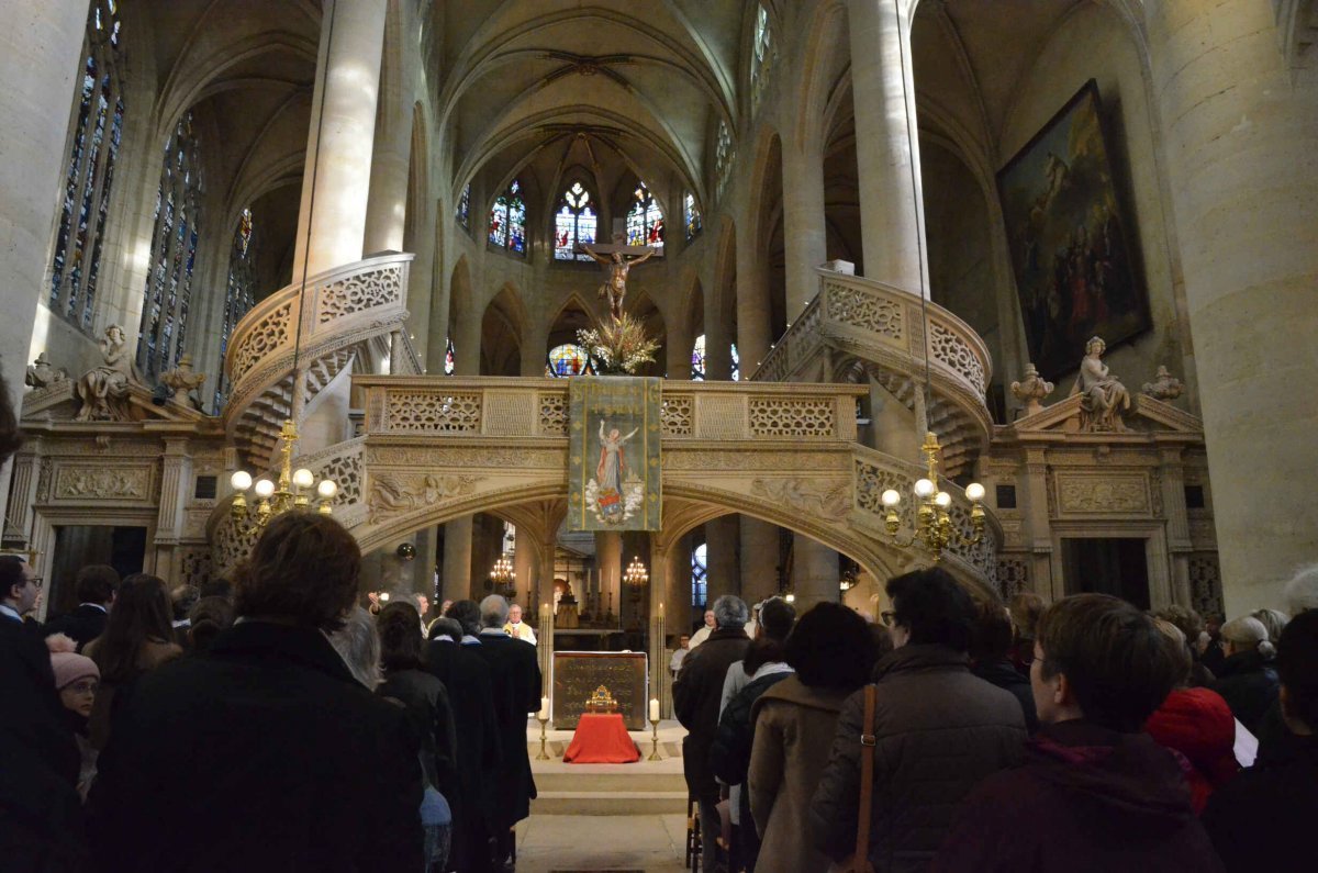 Neuvaine de sainte Geneviève. © Michel Pourny / Diocèse de Paris.