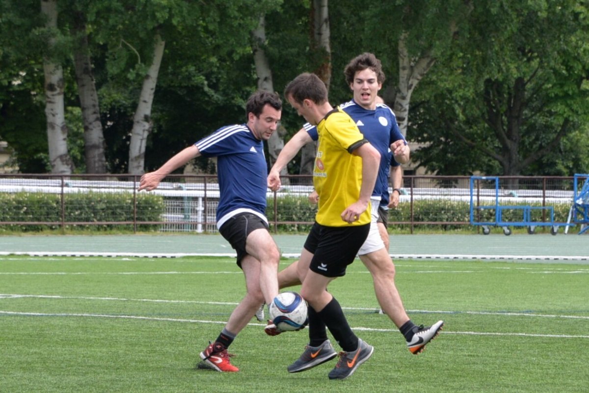 Tournoi de football. © Marie-Christine Bertin / Diocèse de Paris.