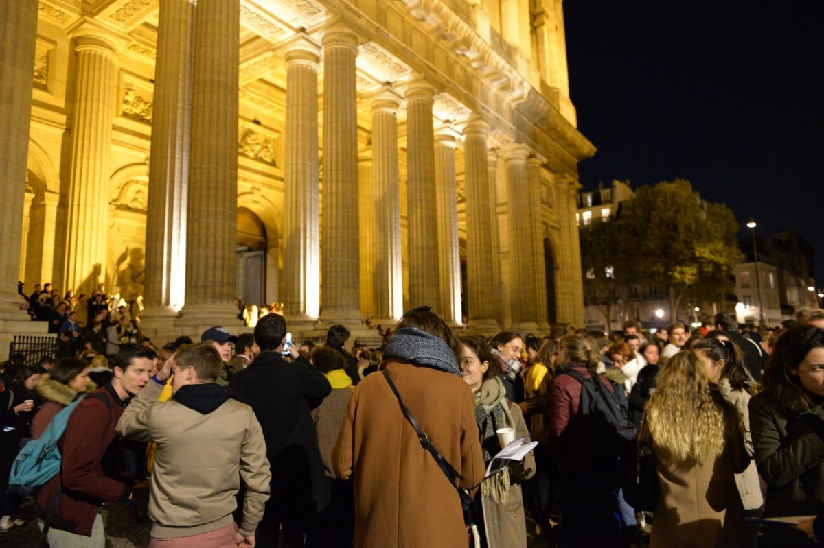 Messe des étudiants d'Île-de-France 2019. © Marie-Christine Bertin / Diocèse de Paris.