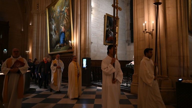 Veillée de l'espérance à Notre-Dame de Paris. (c) Marie-Christine Bertin / Diocèse de Paris.