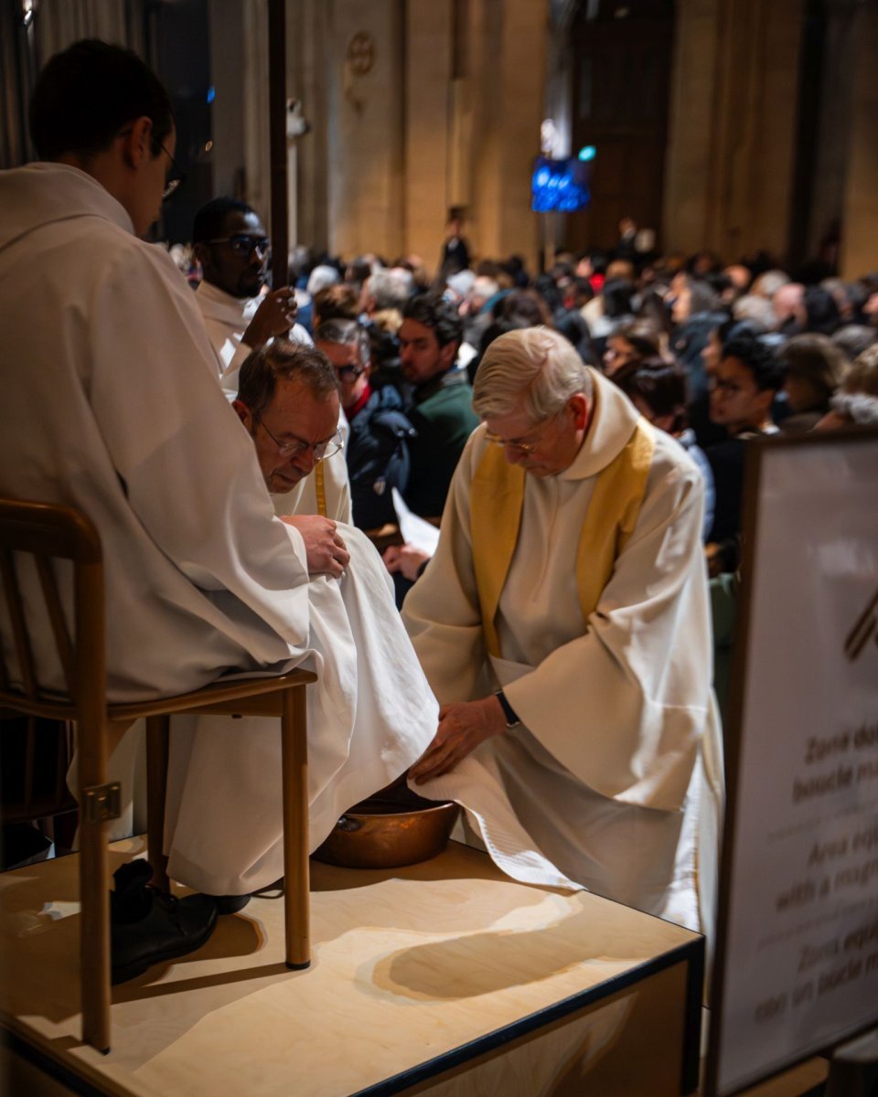 Jeudi saint 2026 à Notre-Dame de Paris (4e). © Liam Hoarau / Diocèse de Paris.