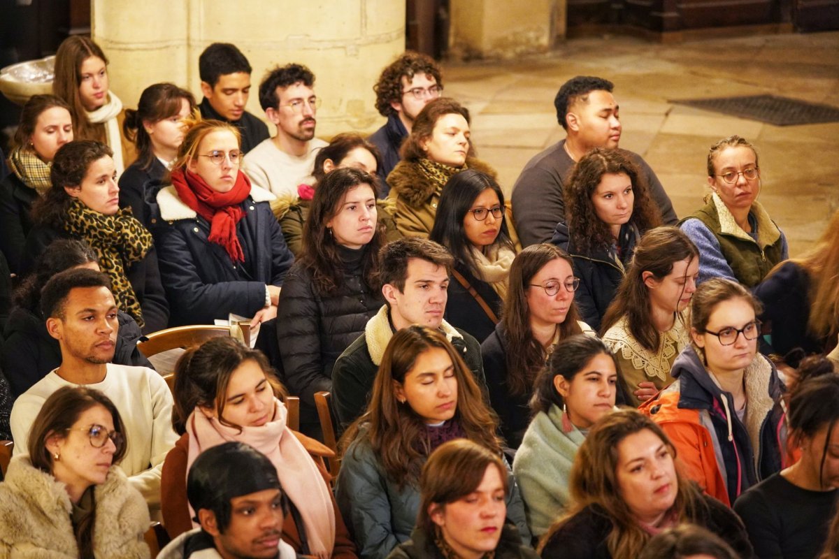 Messe des Jeunes Pros de Paris. © Illian Calle - Diocèse Paris.