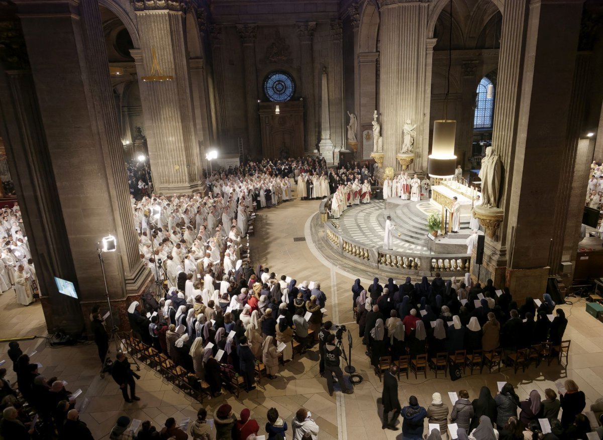 Messe chrismale 2024. © Yannick Boschat / Diocèse de Paris.