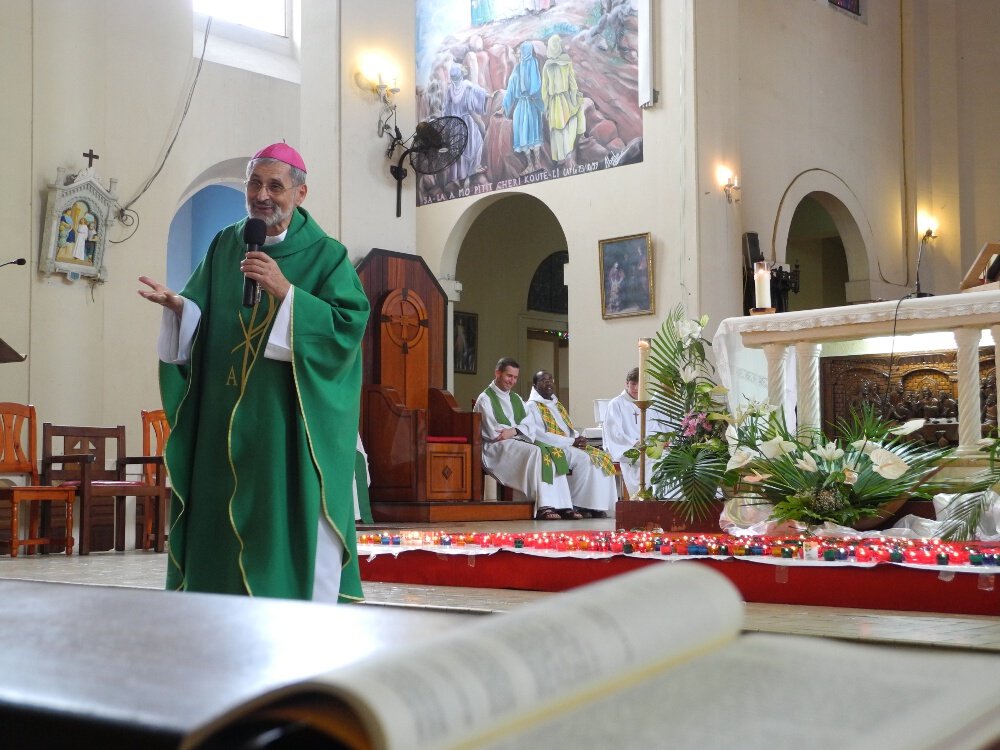 Mgr Emmanuel Lafont, évêque de Cayenne. © © Marie-Christine Bertin / Diocèse de Paris.