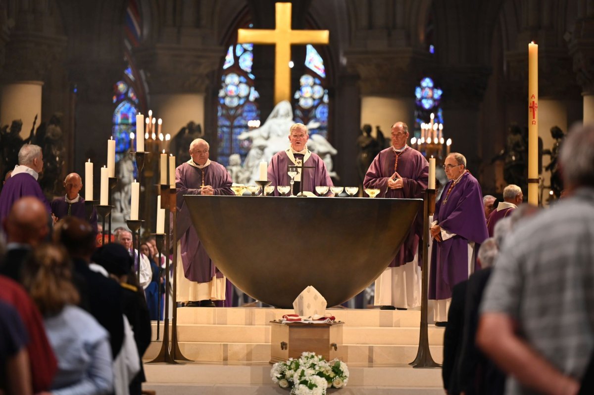 Obsèques du Cardinal André Vingt-Trois. © Marie-Christine Bertin / Diocèse de Paris.