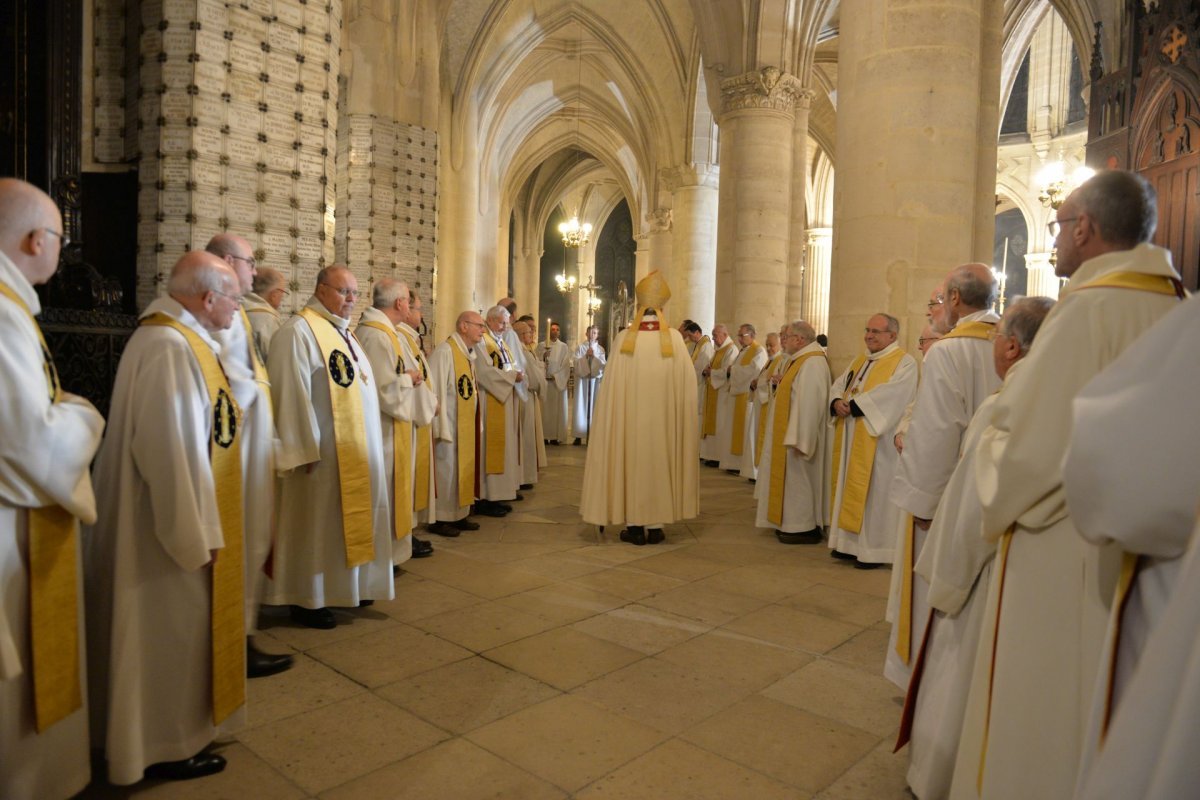 Fête du Séminaire de Paris et du chapitre de la cathédrale 2022. © Marie-Christine Bertin / Diocèse de Paris.