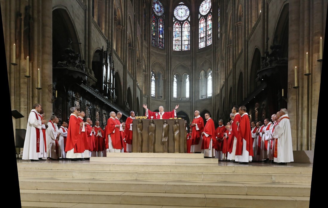 Liturgie eucharistique. © Yannick Boschat / Diocèse de Paris.