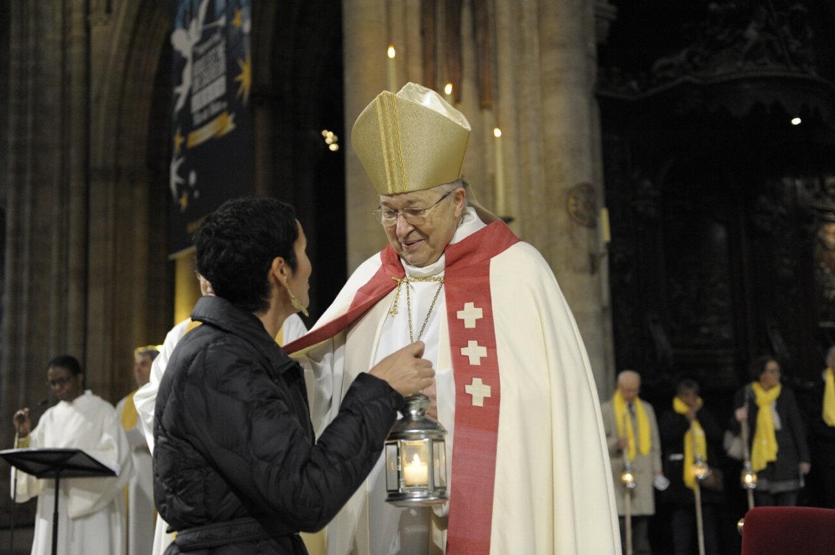 22 novembre 2014, lancement de l'Avent 2014 à Notre-Dame de Paris. © Trung Hieu Do.