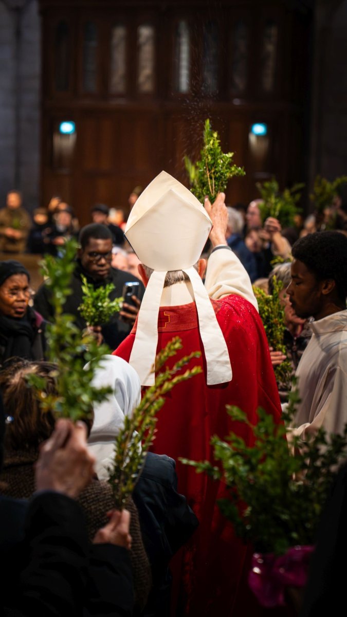 Dimanche des Rameaux à Notre-Dame de Paris (4e). © Liam Hoarau / Diocèse de Paris.